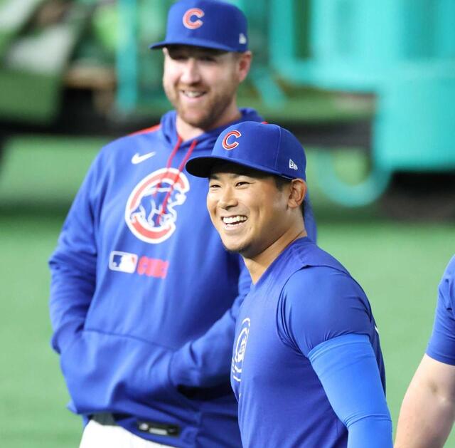 笑顔の今永昇太さん