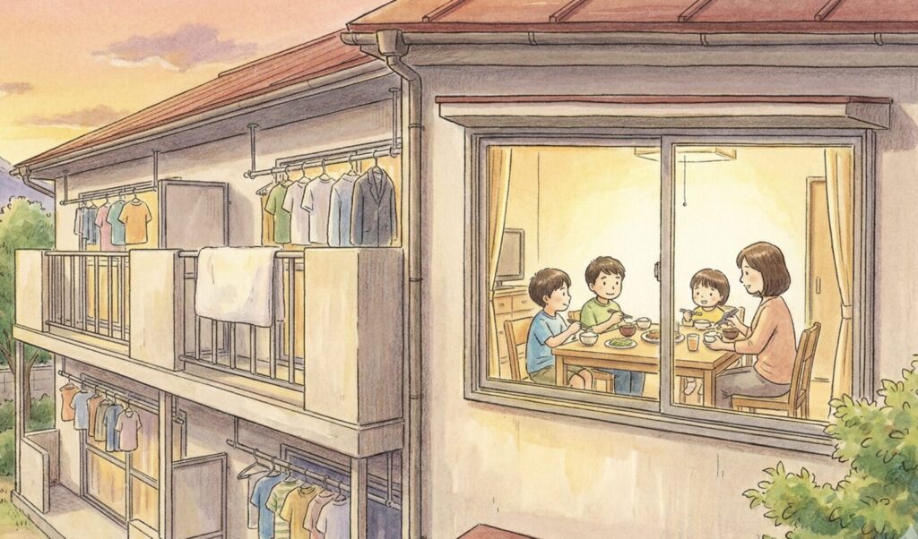 一般的な家庭を表現するオリジナル画像